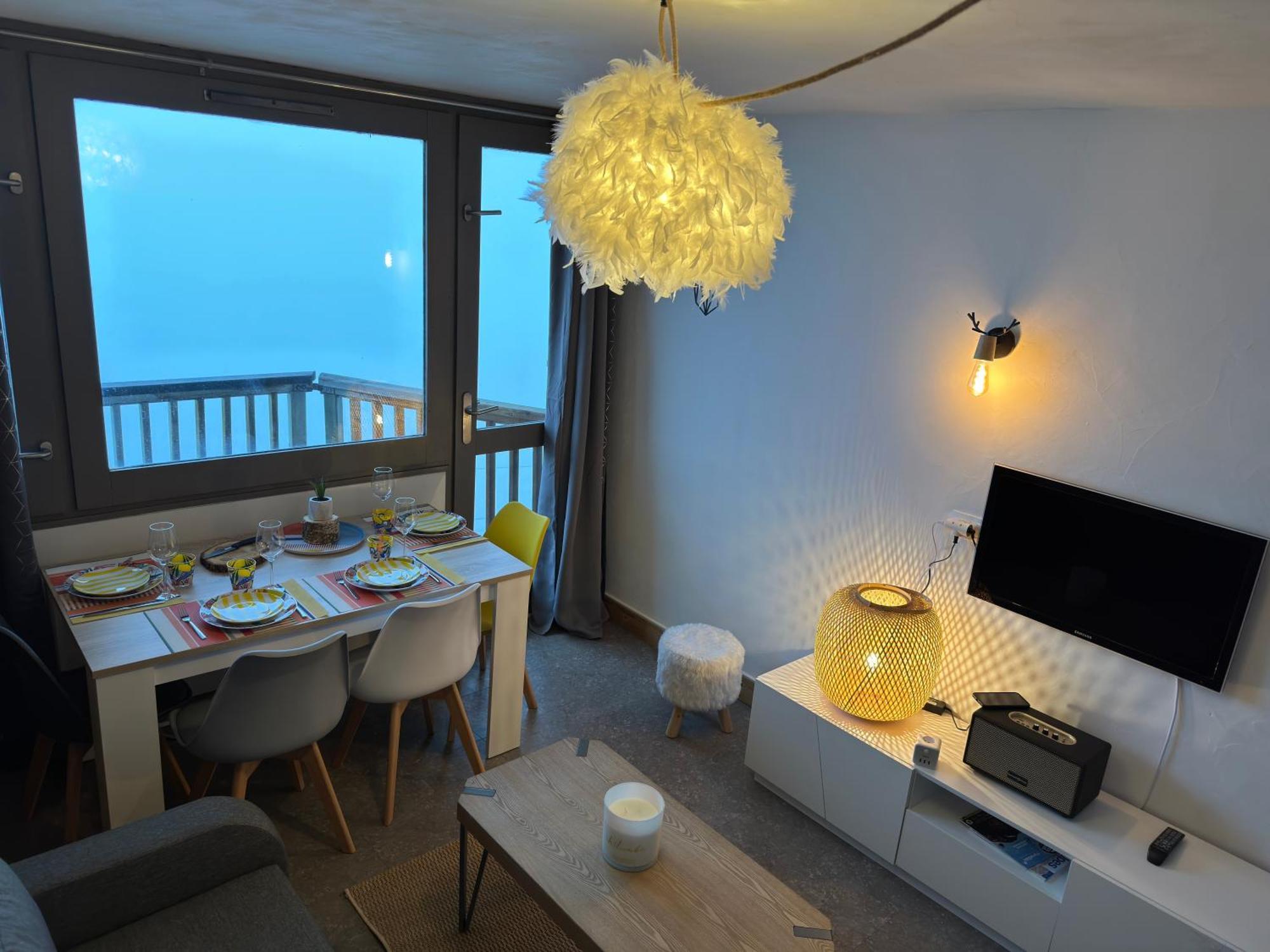 Paquebot Des Neiges - Appartement 4 Personnes - Vue Mont Blanc 拉普拉涅 外观 照片