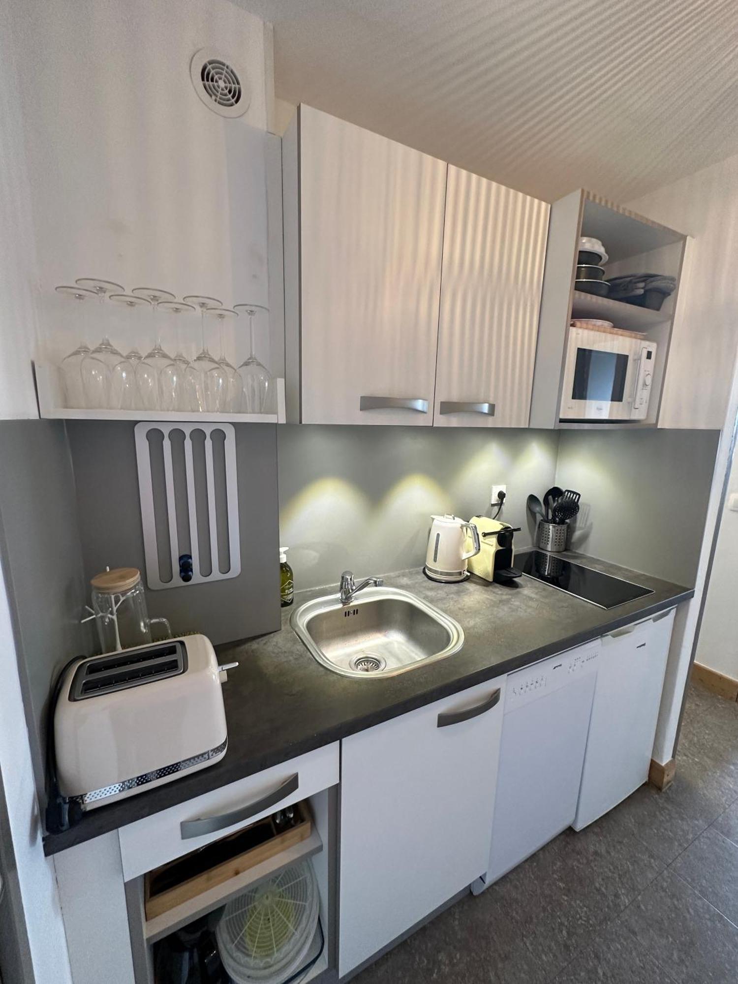 Paquebot Des Neiges - Appartement 4 Personnes - Vue Mont Blanc 拉普拉涅 外观 照片