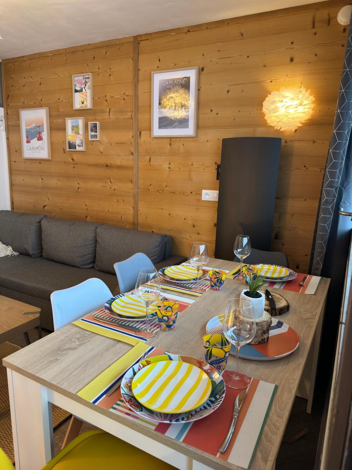 Paquebot Des Neiges - Appartement 4 Personnes - Vue Mont Blanc 拉普拉涅 外观 照片